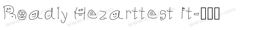 Roadly Hezarttest It字体转换